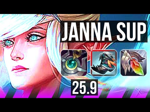 JANNA & Kai'Sa vs RELL & Jhin (SUP) | Rank 7 Janna, 4/3/21 | TR Challenger | 25.9