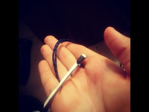 How to make a Tiny Sword Necklace