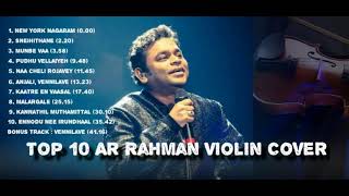 A R Rahman Top 10 Violin Cover Tamil Music Collect