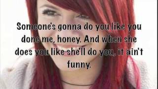 Allison Iraheta ~ Blame it on your heart ~ Lyrics