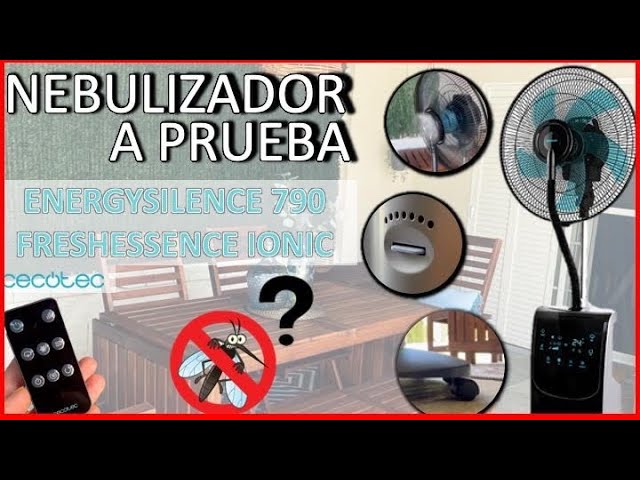 Vídeo relacionado con Cecotec Ventilador Nebulizador de Agua con Mando a Distancia y Temporizador EnergySilence 790 FreshEssence Ionic. 90 W, 5 Aspas, Ionizador, Difusor de aromas y Anti-mosquitos, 3.1 L