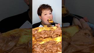 ヌテラフレンチトーストのASMR撮影に初挑戦してみた #shorts #mukbang #asmreating #asmrfood #kabuasmr