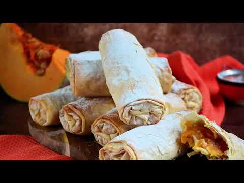 🇬🇧Faster Than This? Impossible! Vegan Pumpkin Rolls with Phyllo Pastry 🎃✨