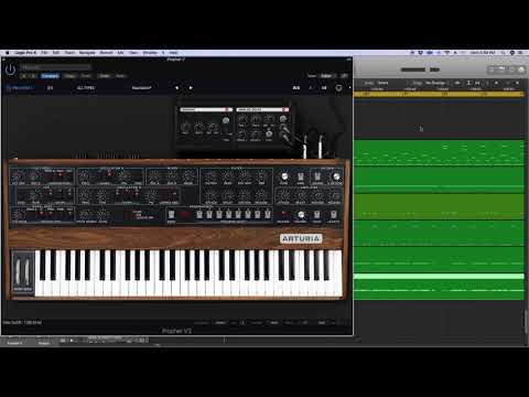 Creating the main theme for The Whistle using Arturia's Prophet plugin