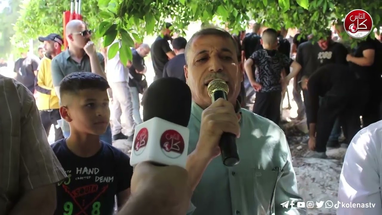 طولكرم : تشييع جثماني الشهيدين حسام دعباس  و محمد نصرالله