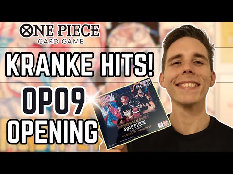 Was für ein Display! Wir öffnen endlich OP09! One Piece Card Game Opening
