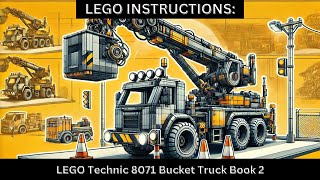 LEGO INSTRUCTIONS: Build the POWERFUL Bucket Truck 8071 – Lift, Build, and Conquer! Book 2
