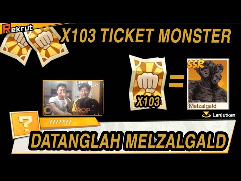 🔥🔥 GACHA 103 TICKET ELITE UNTUK MELZALGALD (DUO MAUT KEMBALI) - ONE PUNCH MAN: The Strongest