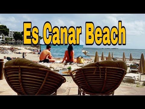 Es Canar Beach In Tormental waves |Playa de Es Cana |Beach time even in Heavy waves