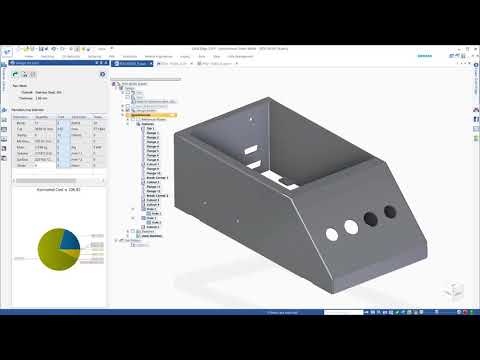 Design for Cost in Solid Edge 2019