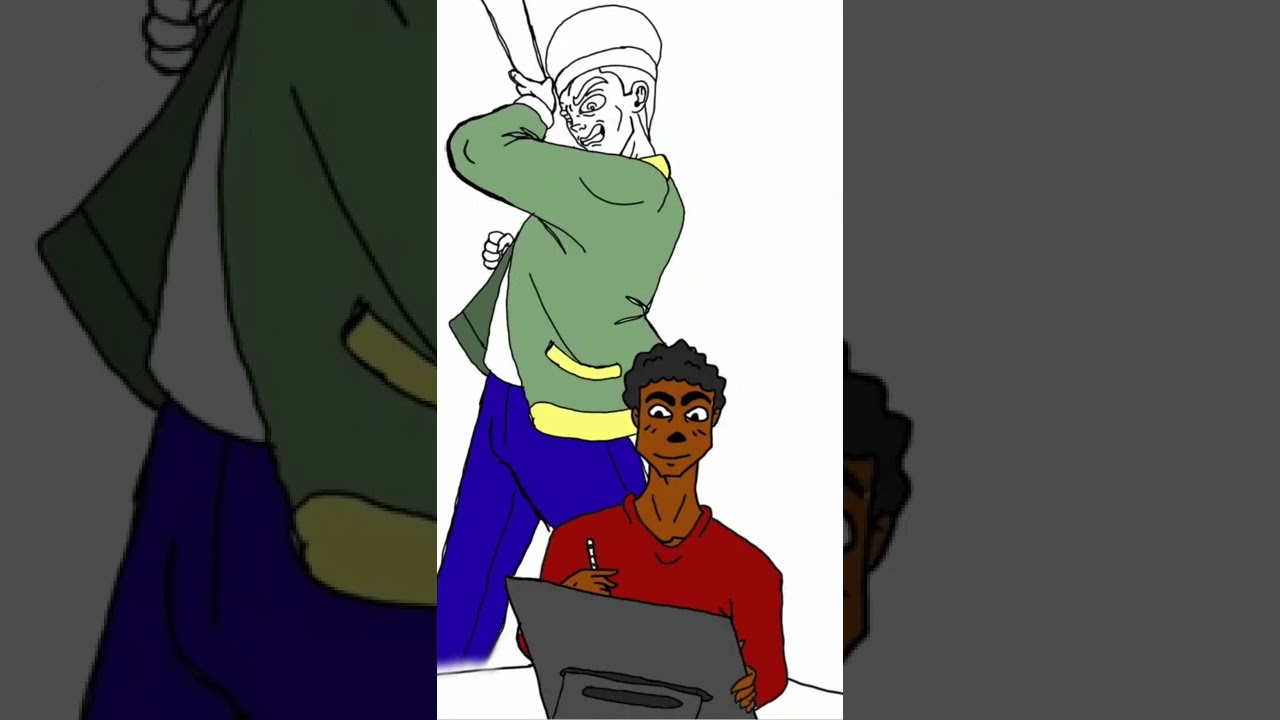 When you're drawing on the wrong layer. 😭