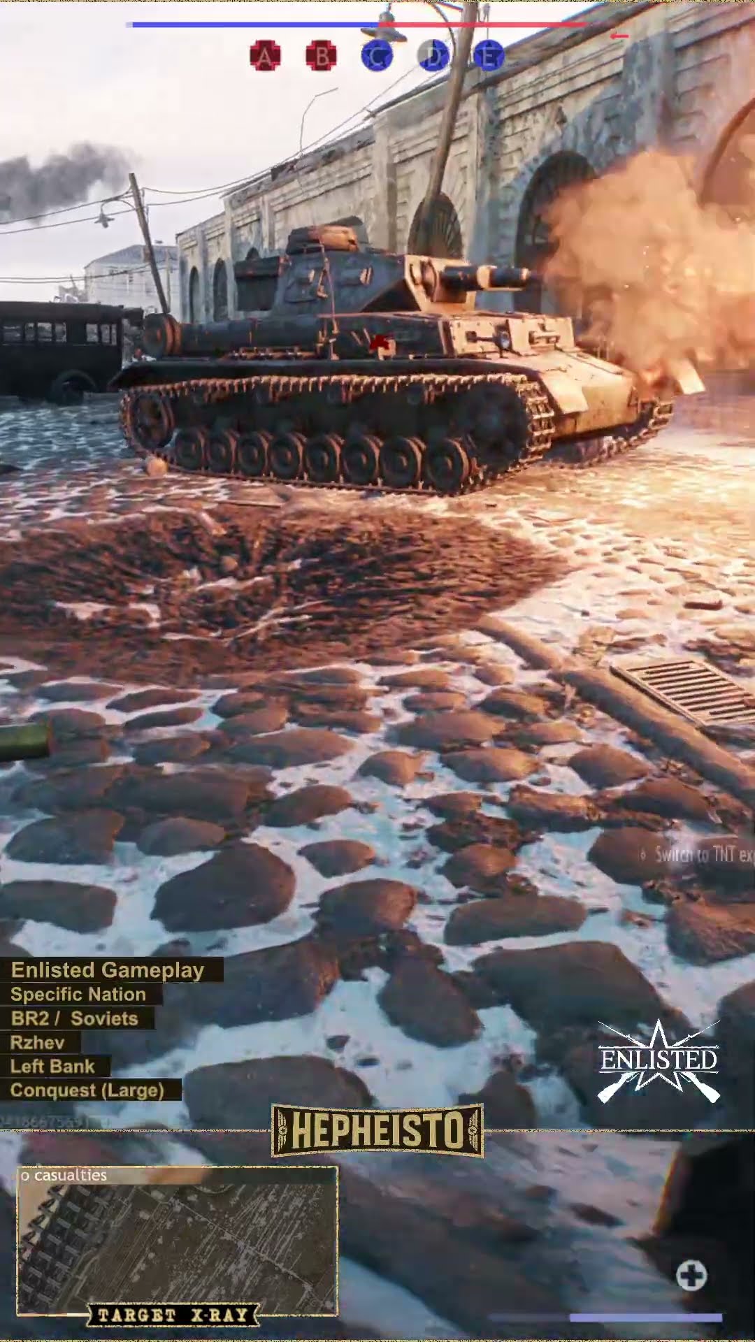 Assaulter eliminates Panzer IV E with TNT Charge