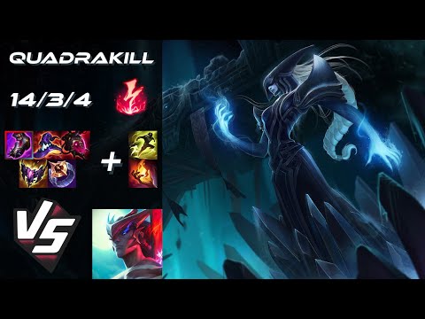 MID Lissandra vs Yone [QUADRAKILL] - NA Challenger Patch 25.S1.5