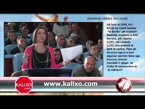 Zgjedhjet Lokale 2013 - Klinë