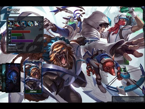 SSW Rengar Skin Spotlight Gameplay 1080p HD