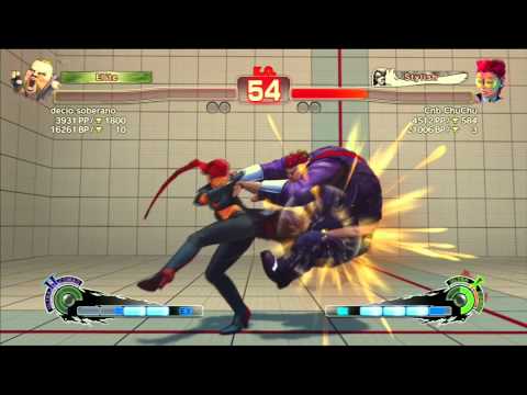 decio soberano(Rufus) VS Cnb ChuChu(C.Viper) SSF4 AE 2012 Live