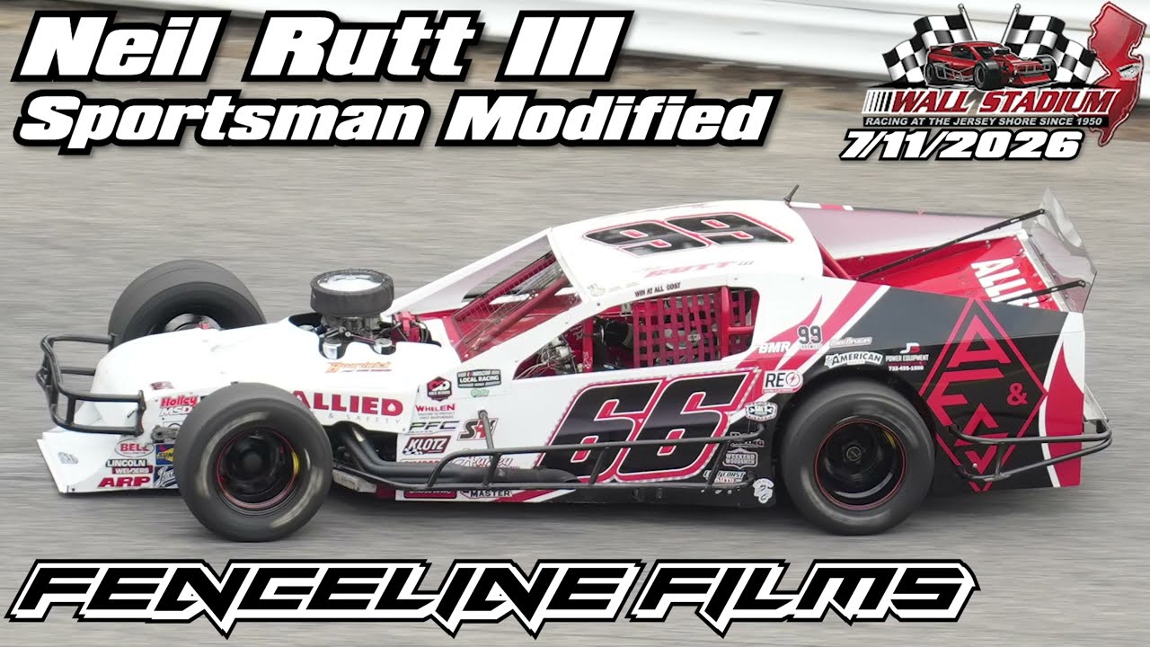Neil Rutt III Sportsman Modified at Wall Stadium