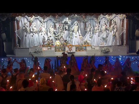 November 27, 2023 -  Mayapur Temple - Niranjana Swami & Sivarama Swami - Damodarastakam, Kirtan