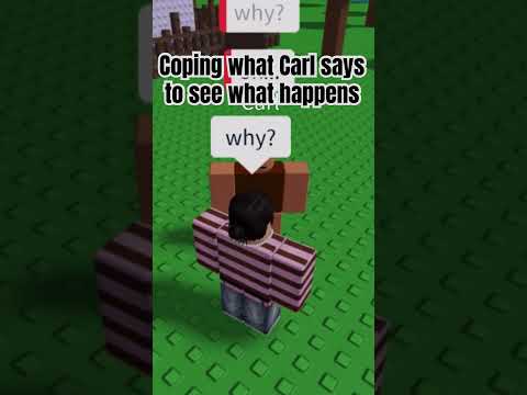 Coping what Carl says.. (in NPC are getting smarter!) #roblox #smart
