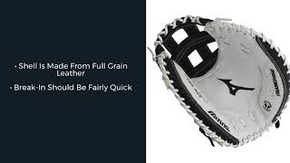 Video thumbnail: Mizuno Franchise 34" Fastpitch Softball Catcher's Mitt: GXS90F4 (GXS90F4)