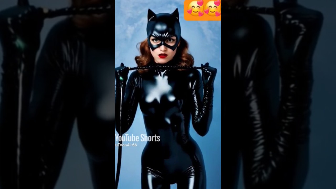 #ai #marvel #virtutoon #cat #cosplay #transformation #creator #catwoman #dc #ai #marvel #byebye