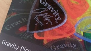 Video thumbnail for Gravity Picks - Rob Chapman signature Razer standard 2mm pick first impressions by Gary Shaw