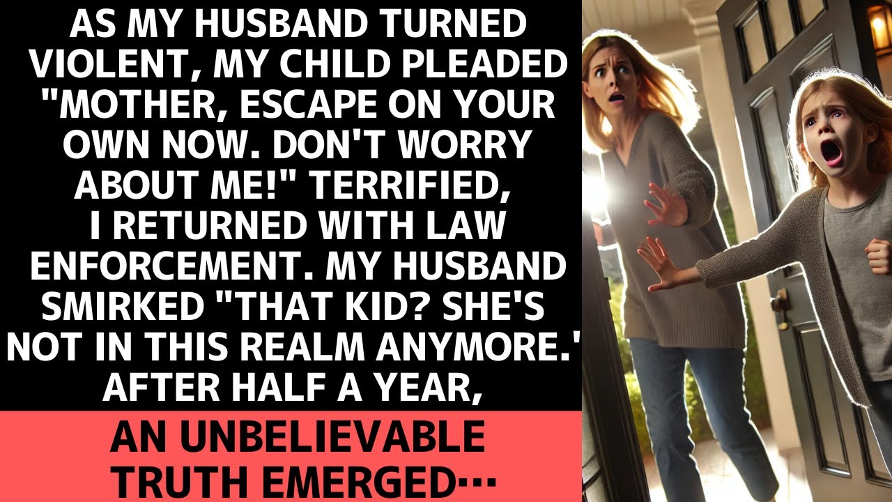 Child: "Run, mother!" Husband claims "Your daughter is gone forever!"