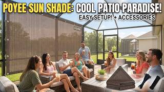 POYEE Sun Shade Cloth Install Guide | Privacy Screen That Actually Works