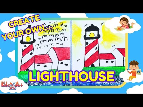 How To Draw And Paint A Lighthouse