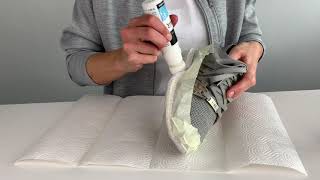 Jak použít bílou krycí barvu na boty Shoeboy's Pure White