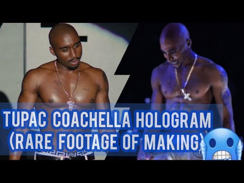 2PAC COACHELLA HOLOGRAM(MAKING)#shorts
