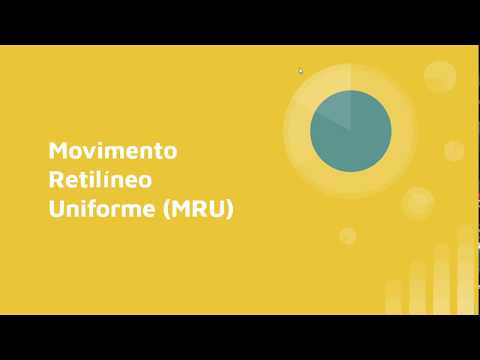 (Aula 1 - Parte 1) Movimento Retilíneo Uniforme (MRU)