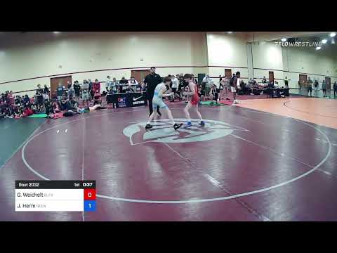 52 Lbs Round Of 32 - Gavin Weichelt, Black Fox Wrestling Academy Vs Jacob Herm, Neenah High School