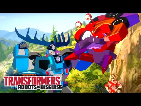 Transformers: Robots in Disguise | Face off! | Animation | COMPILATION | Transformers Official |