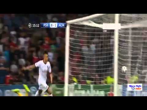 AC Milan vs PSV Eindhoven 1 1 All Goals & Highlights 20 08 2013 Champions League HD