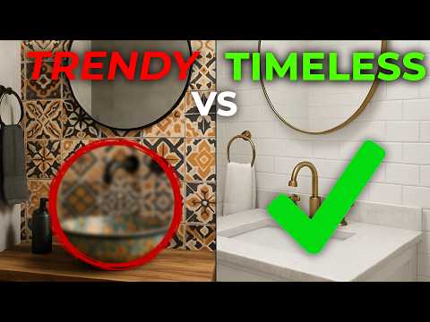 10 Timeless Bathroom Design Tricks You'll NEVER Regret