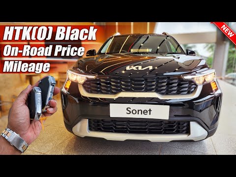 2025 Kia Sonet Black HTK(O) | On Road Price List | Mileage | Features