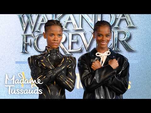 Letitia Wright Reacts to Her First Wax Figures! | Wax Figure Launch | Madame Tussauds Hollywood