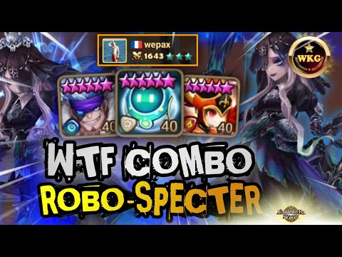 NEW COMBO LIGHT ROBO-SPECTER! INSANE DMG WITH FULL ARSENAL IN RTA SUMMONERS WAR