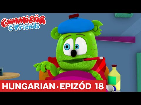 Gummy Bear Show HUNGARIAN • E18 "BETEG NAP" Gumimaci - Gummibär And Friends