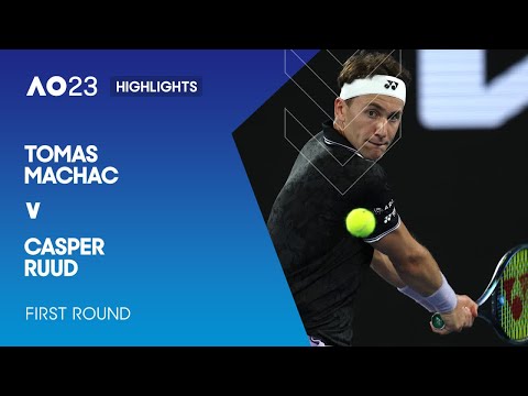 Tomas Machac v Casper Ruud Highlights | Australian Open 2023 First Round