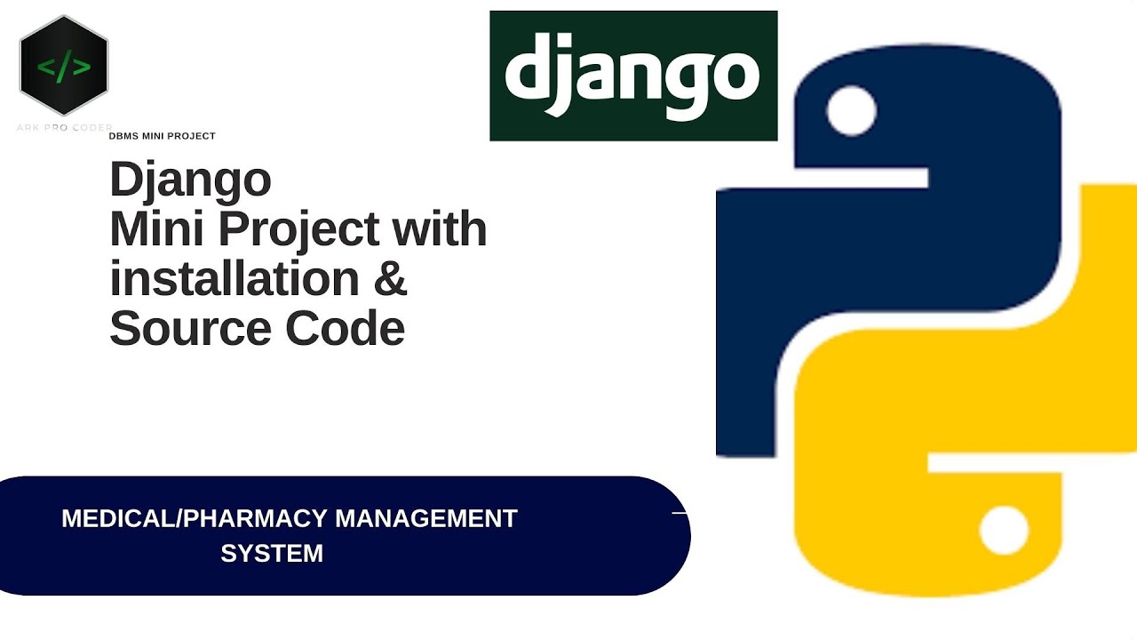 Medical Management System Mini Project Using Django-Python DBMS Project