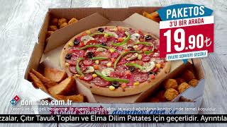 Domino’s Paketos’la 3’ü Bir Arada!