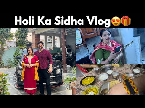 I brought Holi celebrations straight to both my brothers' house🥳😍