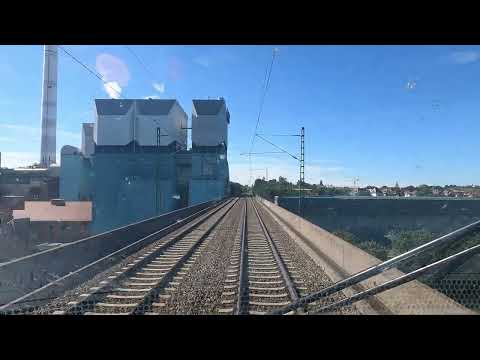 Führerstandsmitfahrt ICE: Esslingen - Abzweigstelle Rollenberg (Schusterbahn)