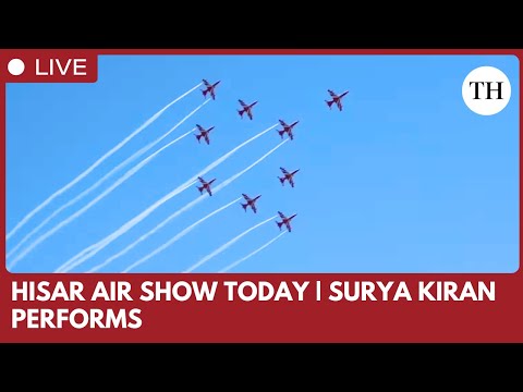 Hisar Hosts First-Ever Air Show Today Featuring IAF's Surya Kiran Aerobatic Team