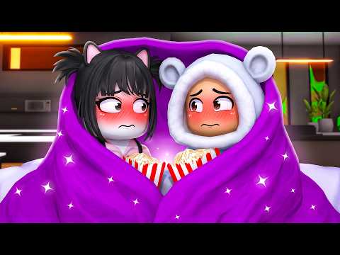Bambini innamorati fanno un PIGIAMA PARTY su brookhaven ROBLOX!
