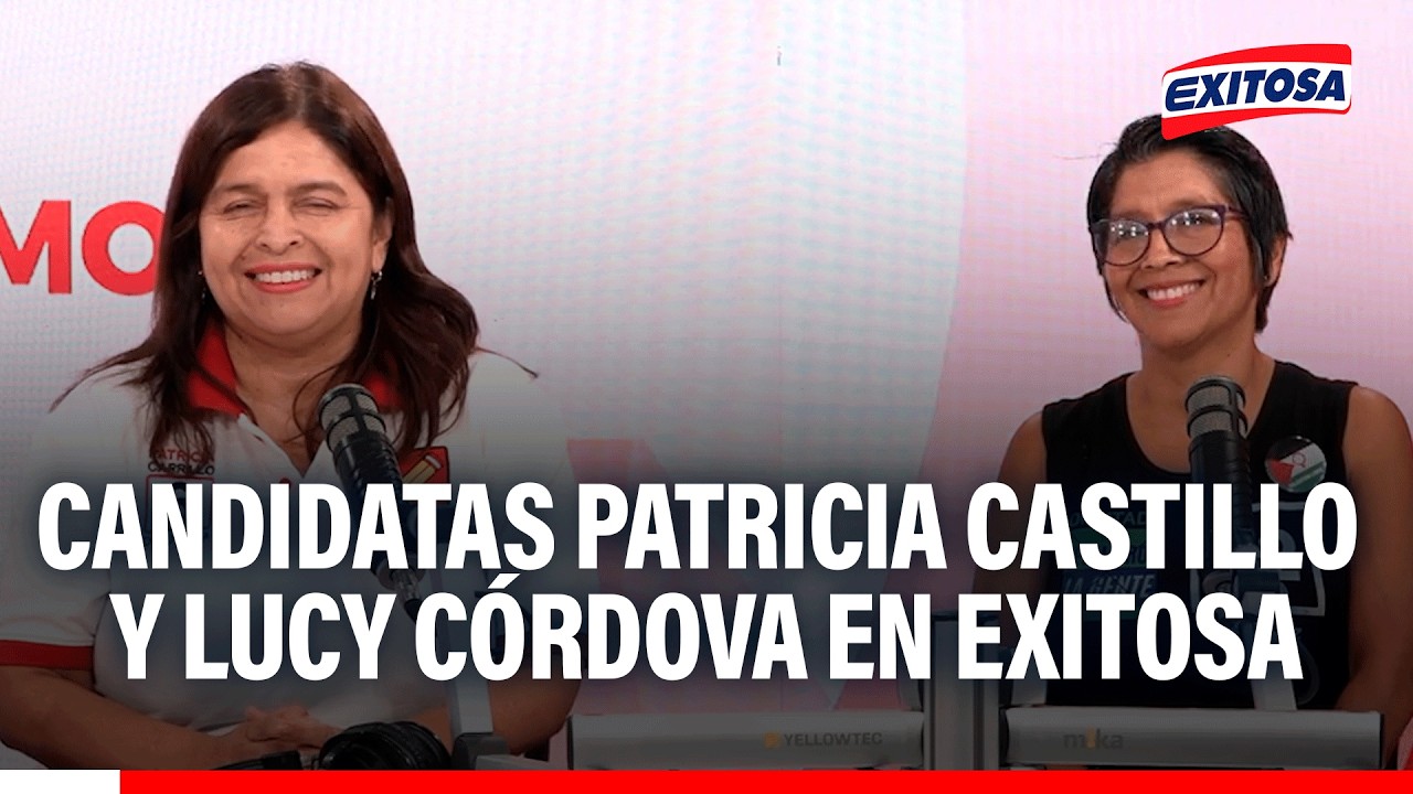 🔴🔵 Candidatas Patricia Castillo y Lucy Córdova presentaron sus propuestas