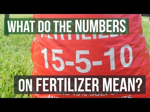 What do the Numbers on Fertilizer Mean