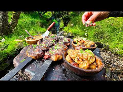 How to Grill the Perfect Steak Over Open Fire | Outdoor BBQ Recipe